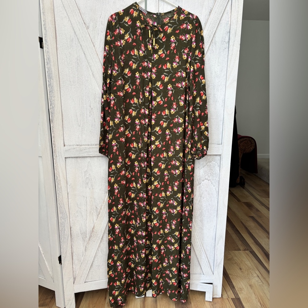 Bagiza Floral Modest Prairie Dress Women’s EU 48 (US 18-20) Maxi Length - Picture 2 of 8